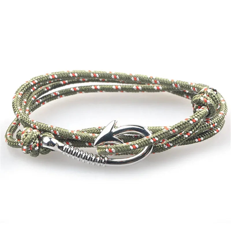 Endless Multilayer Rope Bracelet Pulseras Hombre Tom Hope Nautical Anchor Sailor