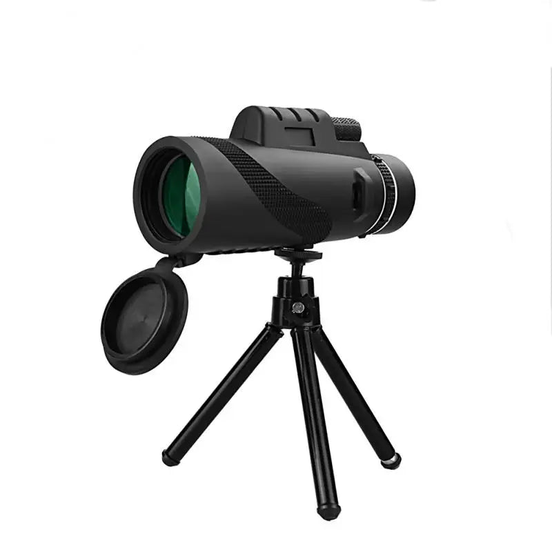 80X100 HD Monocular Telescope Long Range Zoom Telescop With Tripod Phone Clip