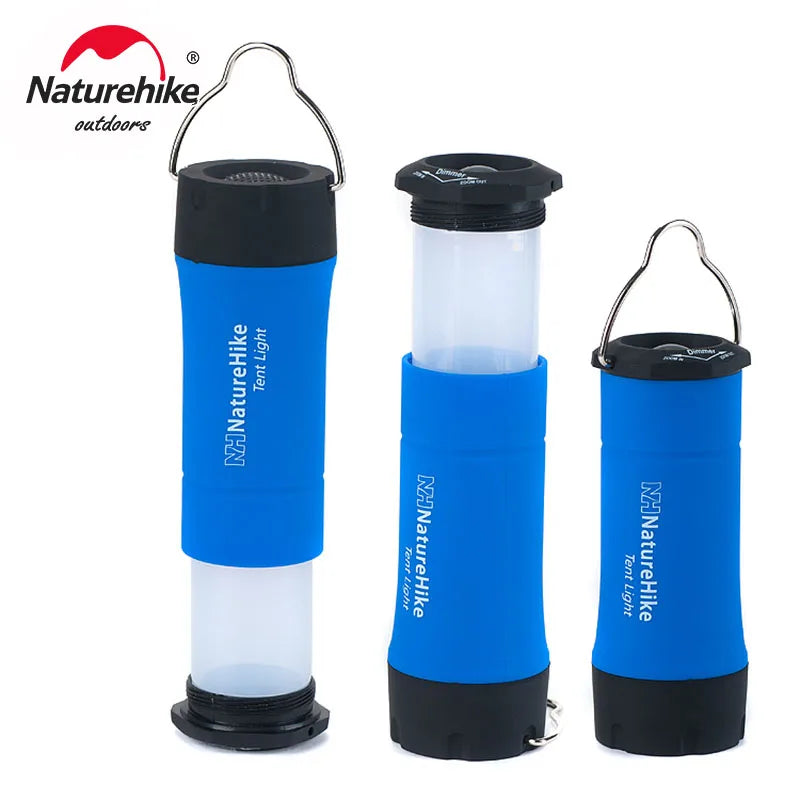 Naturehike Portable Mini CREE R2 LED Zoomable Flashing Camping Lantern Outdoor