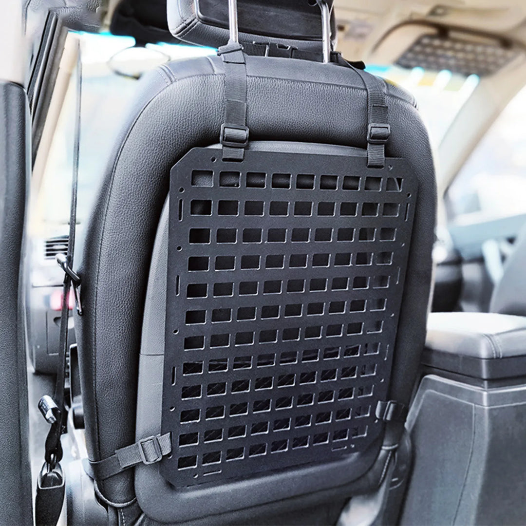 Vehicle Rigid Molle Panel Car Truck For Car Headrest Seat Organizer Velcro Panel Backpack