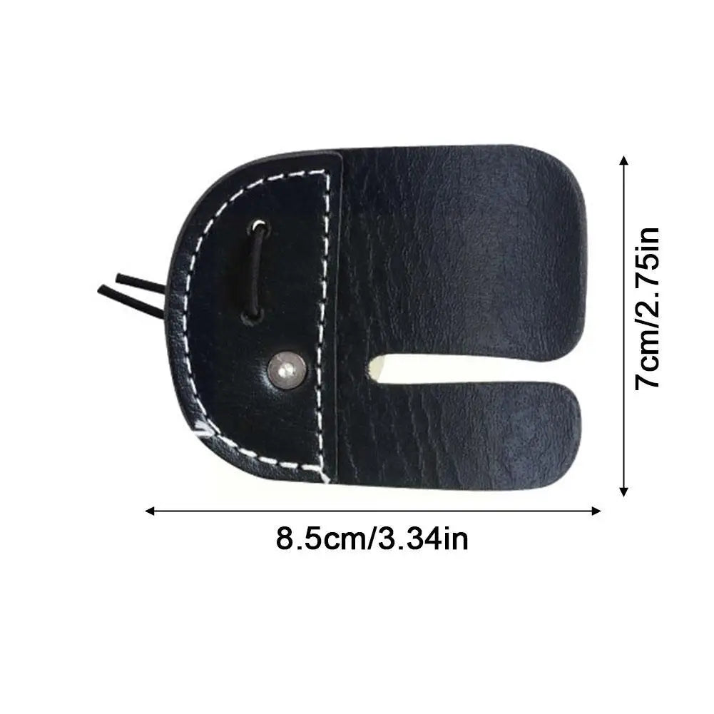Leather Archery Finger Guard Protection Pad Glove Tab Guard Supplies Bow Training Hand