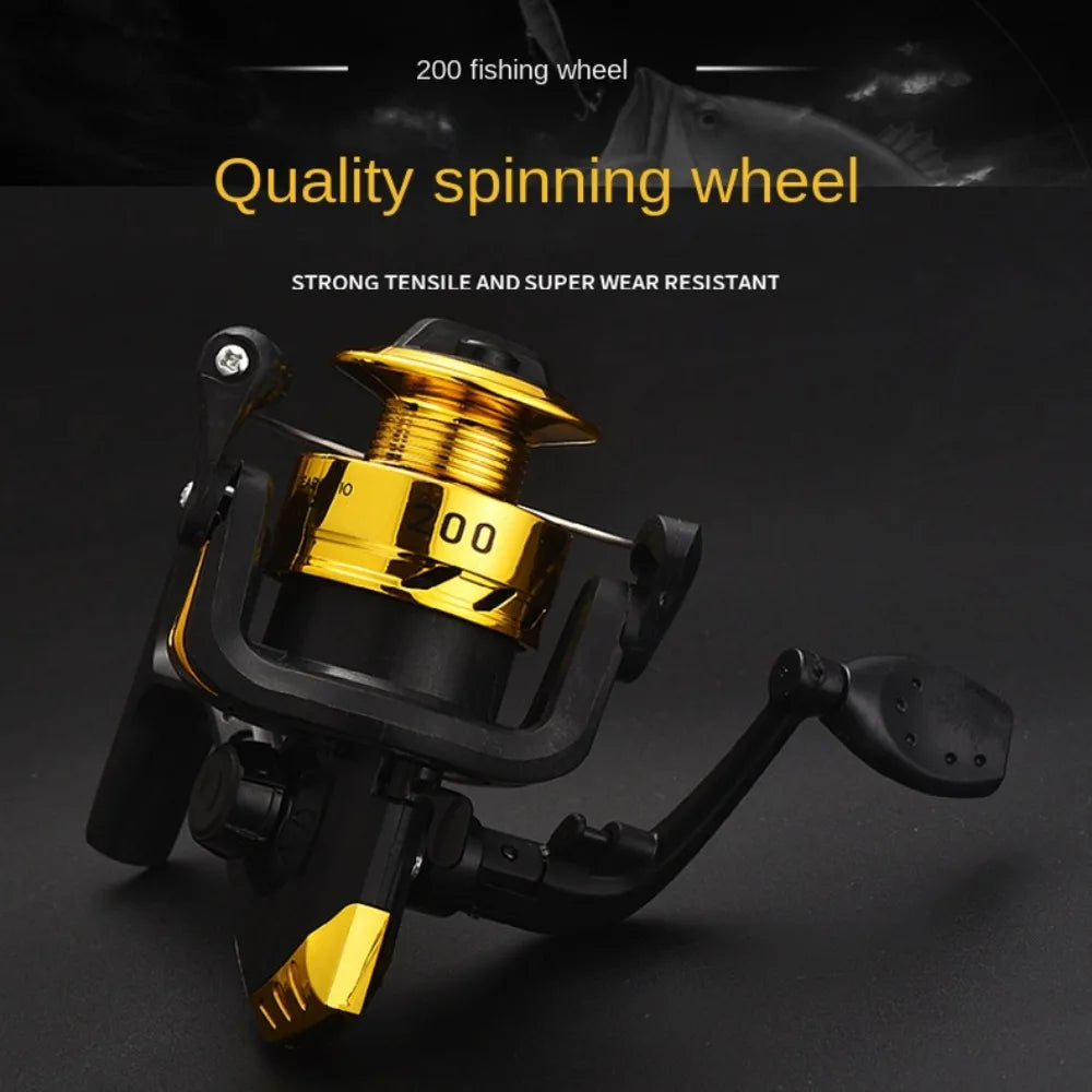 Ultralight Fishing Luya Reel Drag Fish Wheels Angling Supplies Gear Ratio 5.2:1 With 60m