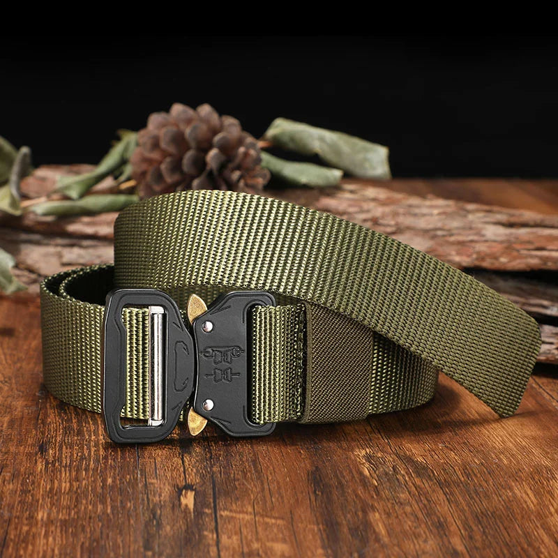 FRALU New Nylon Belt Men Army Tactical Belt Molle Military SWAT Combat Belts