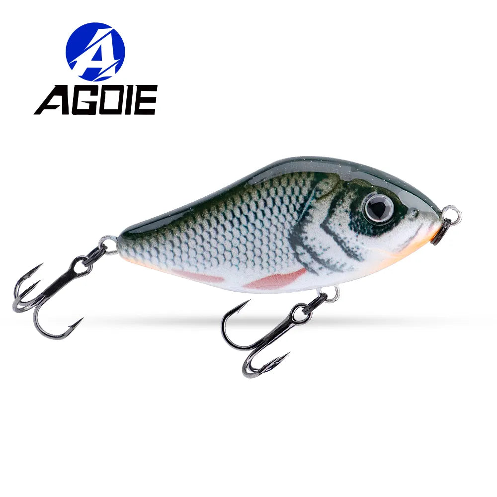 Agoie Sliders Jerkbait Lures Wobblers For Pike Bass Fishing Lure 60mm 13g Hard Bait