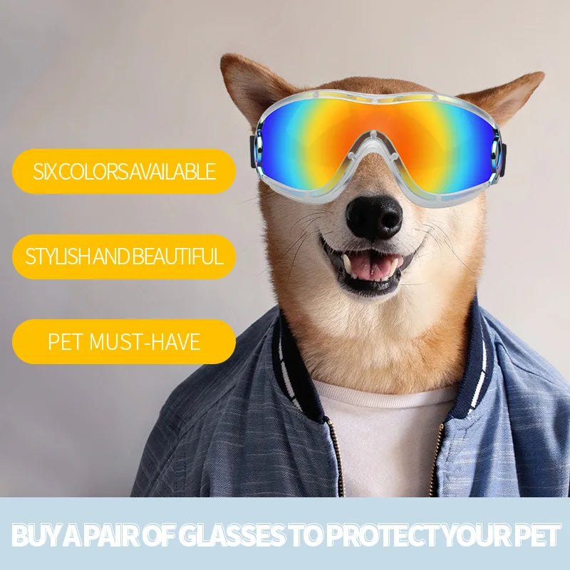 Pet Glasses Big Dog Outdoor Sunscreen Sunglasses Dustproof Waterproof Windproof