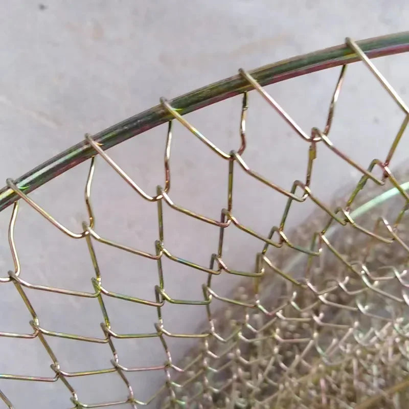 Wire Fish Care Folding Fish Basket Fish Basket Shrimp Basket Fishing Outdoor Supplies