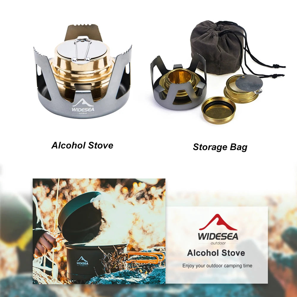 High Quality Outdoor Picnic Stove New Mini Ultra-light Spirit Combustor Alcohol Stove