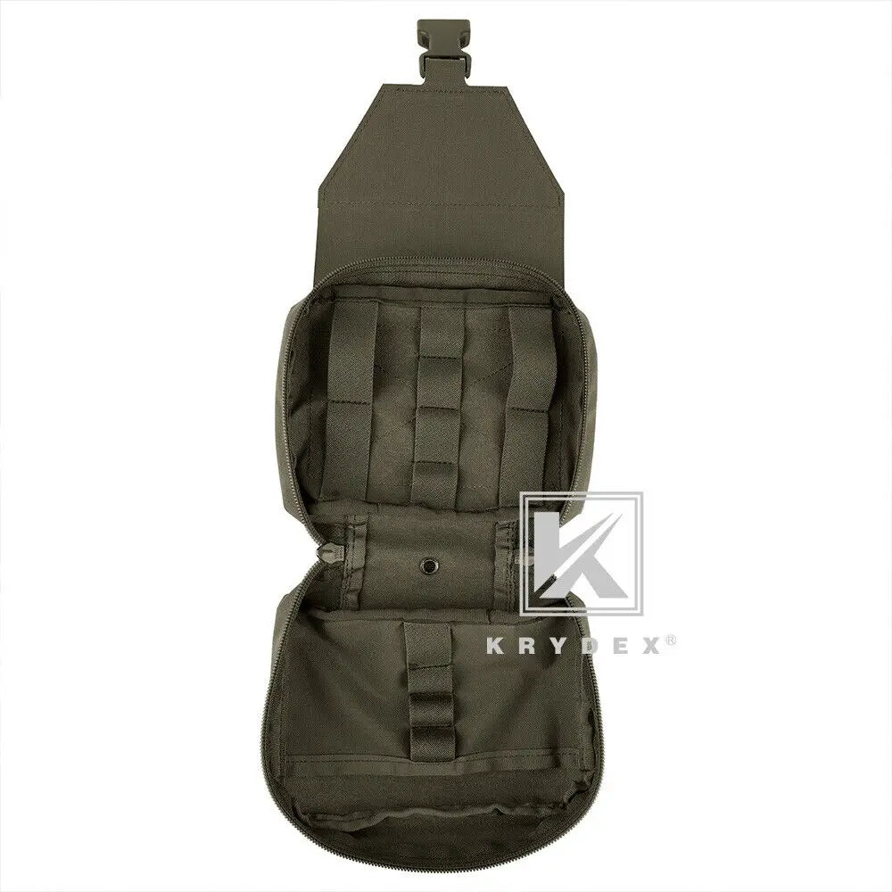 KRYDEX 500D Tactical First Aid IFAK Pouch Rip Away Medical Pouch MOLLE EMT Holder