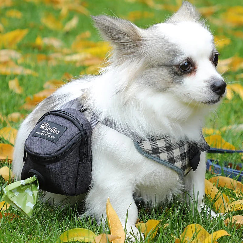 Pet Dog treat pouch Portable Multifunction Dog training bag Outdoor Travel Dog Poop Bag