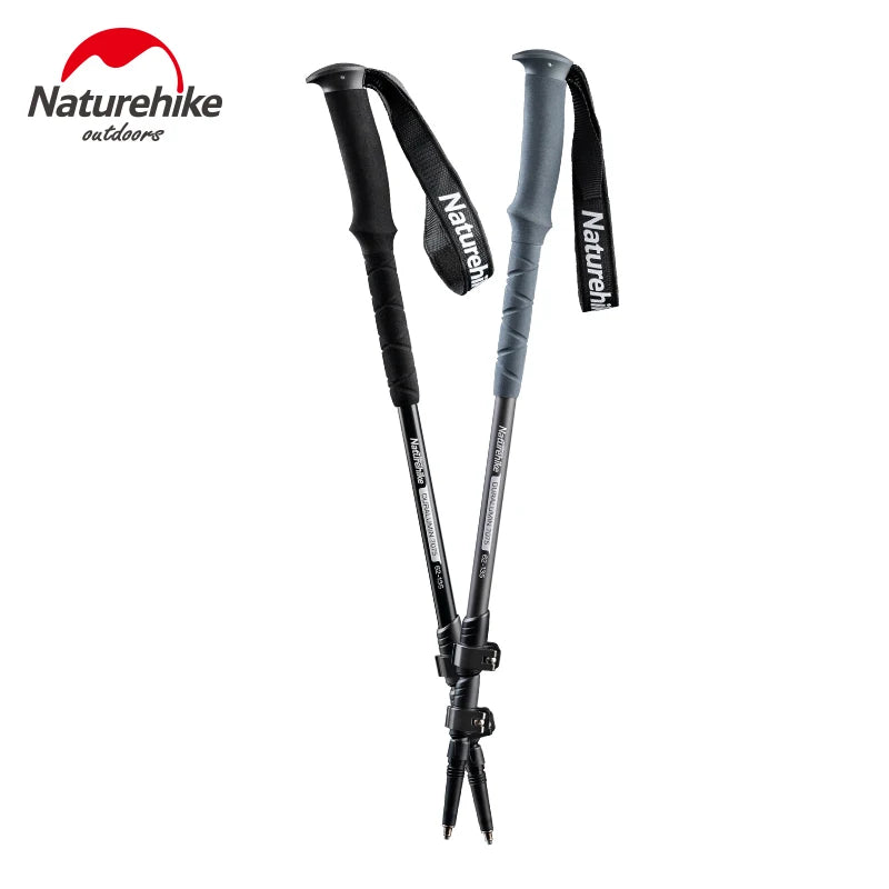 Naturehike ST03 Alpenstocks Ultralight Trekking Folding Pole Walking Hiking sticks