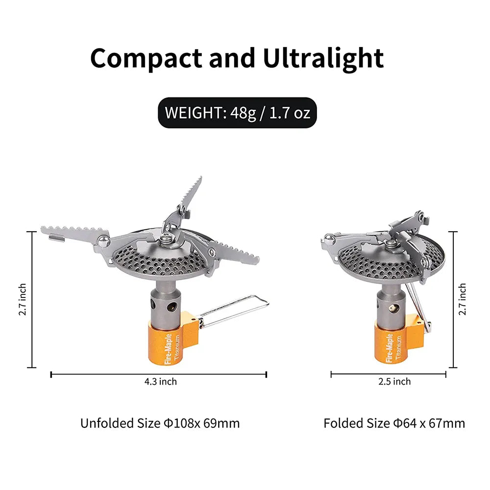 Fire Maple FMS-116T Outdoor Mini Camping Stoves Gas Burner For Backpacking