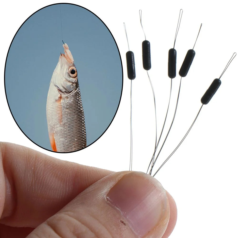 300pcs / Pack Fish Line Float Fishing Bobber Resistance Connector Fishing Gear