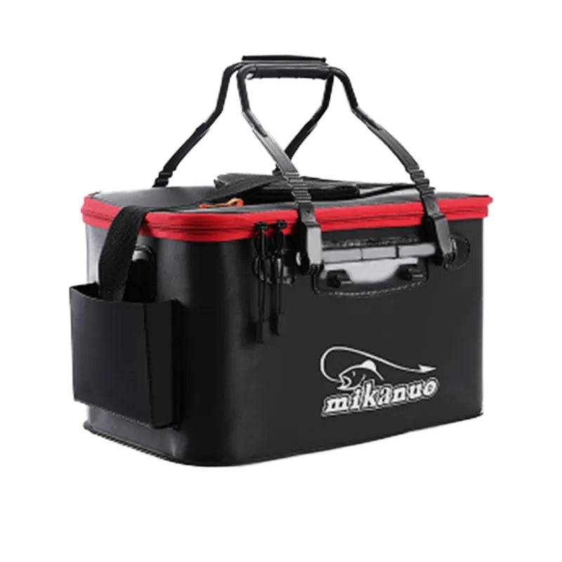 Mikanuo Fishing Box EVA Tackle Bucket Live Fish Water Tank Outdoor Fishing Bag Tool