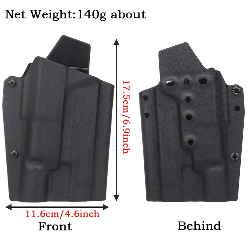 Tactical Lightweight Kydex Sig Sauer P226 Gun Holster Quick Pull Sleeve Adapt X300 Flashlight Hunting Airsoft Accessories