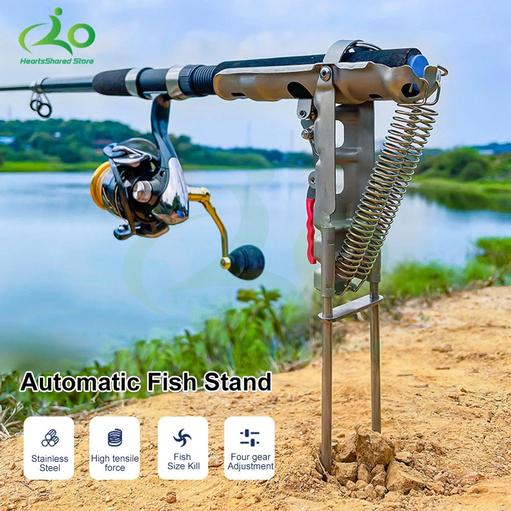 Automatic Fishing Bracket Sea Pole Throwing Pole To Insert Spring Bracket To Insert