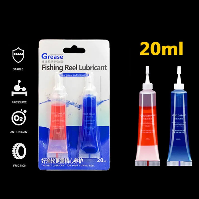 20ml Fishing Reel Maintenance Oil and Grease Bearing Lubricant oil Gear Protective