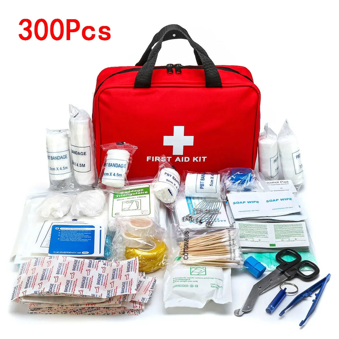 Portable 16-300Pcs Emergency Survival Set First Aid Kit for Medicines Outdoor Camping Hiking Medical Bag Emergency Handbag