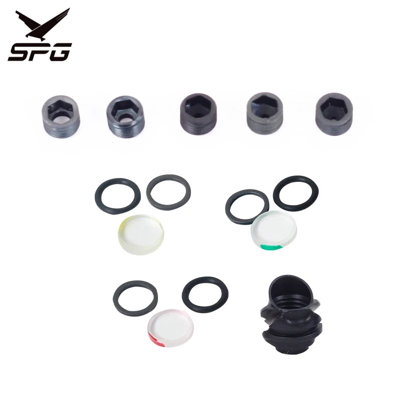 SPG 37/45 Degree Compound Bow and Arrow Peep Core Sight Lenses Set of 9 for Hunting Shooting Archery Sighting Target Accessories