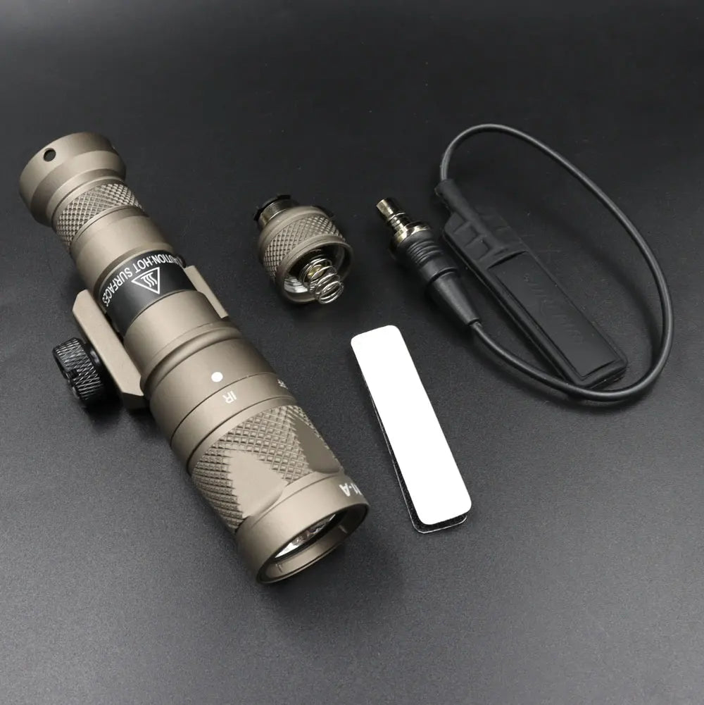 Tactical Light M300V IR Lighting & LED White Scout Flashlight w/ Remote Pressure Switch