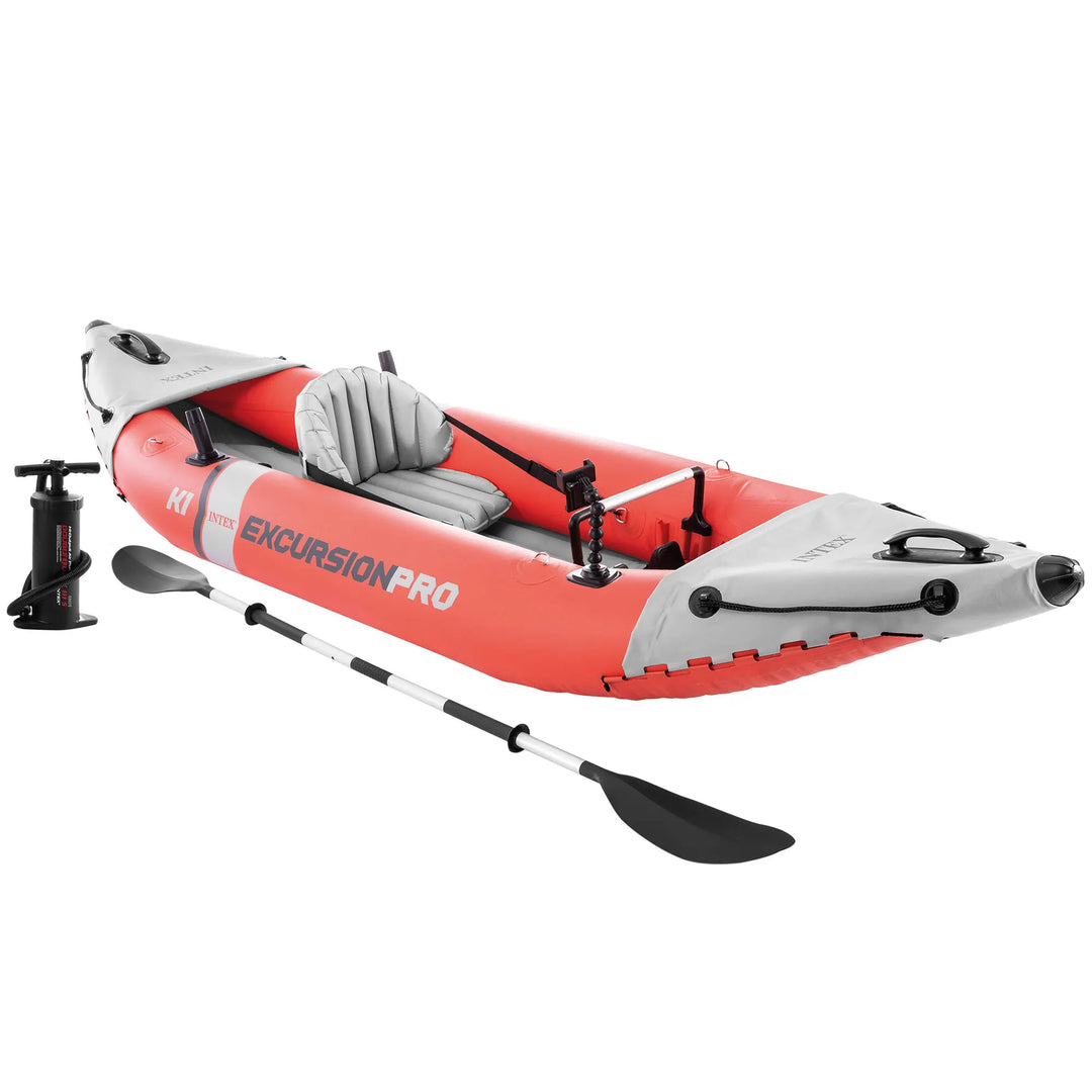 Inflatable Kayak INTEX K2 Excursion Pro oars + inflator, kayak accessories, nautical