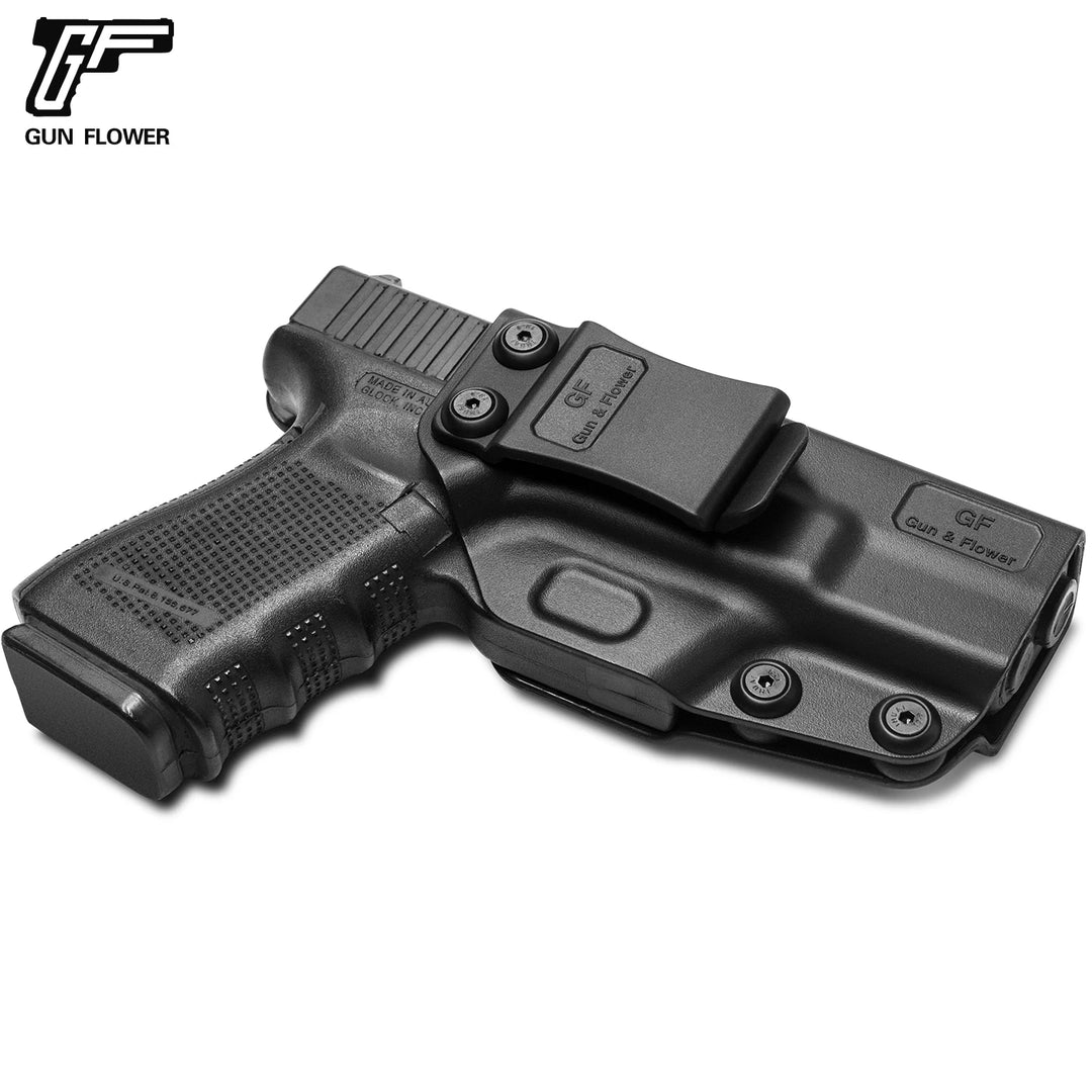 Tactical Holster for Glock 19 19x 23 32 45(Gen 5 4 3) Right Handed Inside the Waistband Polymer Belt Carry Holster Gunflower